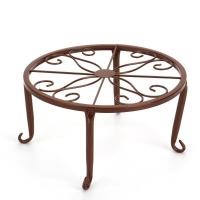 ราคา ชั้นวางของเหล็กยุโรปสำหรับกระถางดอกไม้กระถางโลหะแบบกลมกันสนิมกระถางต้นไม้ตกแต่งบ้านในร่มกลางแจ้ง (21358681029)