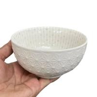 ราคา ถ้วยเซรามิค ชามเซรามิค ขนาด 5 นิ้ว ceramic bowl ถ้วยชามราคาถูก ถ้วยมีลายทั้งในและนอก ถ้วยสีขาว ถ้วยเซรามิคเข้าไมโครเวฟได้ (21364819594)