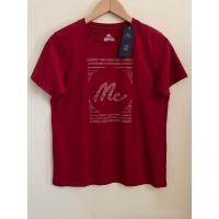 ราคา MC Jeans เสื้อยืดผู้หญิงสีแดง เนื้อผ้านุ่มใส่สบาย แท้ของใหม่ (21357356260)