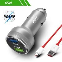 ราคา สำหรับ Oneplus 9R 10 Pro Nord CE 2 5G 8 7T Pro Warp Car Charger Fast Quick Charge 65W 2พอร์ต Usb Dash Charger พร้อม Oneplus 6A Dash Charge Type C Data Cable สำหรับ One Plus 9 7 6 6T ค่ะ (15906728366)