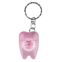 ราคา Hellosmile Floss Keychain Teeth Shape พวงกุญแจ ไหมขัดฟัน ไหมขัดฟันพกพา จัดฟัน อุปกรณ์ทำความสะอาด ช่องปาก 1ชิ้น (19664390918)