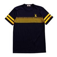ราคา เสื้อยืดผู้ชายคอกลมชาย S69 ปักลายนก เนื้อผ้าคอตตอล (19287621573)