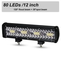 ราคา Nlpearl ไฟ LED บาร์ทำงาน12V 24V ฟลัดไลท์คอมโบไฟ LED สำหรับรถ ATV UTV JEEP Lada Niva 4x4รถบรรทุก SUV (21170717213)