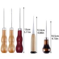 ราคา เครื่องมือเย็บปักหนังสำหรับงานประดิษฐ์ทำมือเครื่องมือเย็บปักด้วยมือเครื่องมือซ่อมแซมกระเป๋ารองเท้า (21359300419)