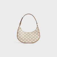 ราคา CELINE AVA BAG IN TRIOMPHE CANVAS AND CALFSKINTAN (21227982674)