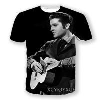 ราคา Phechion ใหม่แฟชั่นผู้ชาย ผู้หญิง Elvis Presley 3D พิมพ์แขนสั้นเสื้อยืดลำลองกีฬา Hip Hop ฤดูร้อน T เสื้อ Tops S05 (19880445606)