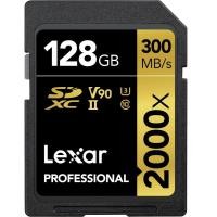 ราคา Lexar Professional 2000x 128GB SDXC UHS II Card Up To 300MB s Read for DSLR Cinema Quality Video Cameras LSD2000128G BNNNU 128GB Single (17583040030)