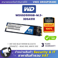 ราคา WD WDSSD500GB M 2 3DSA510 WDSSD500GB M 2 3D SA510 500 GB SSD เอสเอสดี WD BLUE SATA M 2 2280 By Vnix Group (20799271861)