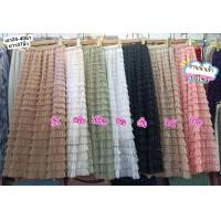 ราคา KIM กระโปรงผ้าzetoมุ้ง แต่งระบายชั้นๆ เก๋ๆ อลังการ แบบเรียบหรู เอวยางสีตามผ้า เอวสม็อก 26 40นิ้วสะโพก50นิ้ว ยาวสุด37นิ้ว ผ้ายาวพิเศษ ออกงาน สวยอลังการ ใส่แล้วไม่ซ้ำ (21347503896)