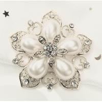 ราคา vintage jewelry เข็มกลัดมุกอัลลอย เข็มกลัดใหญ่แฟชั่น เข็มกลัดดอกไม้มุก เข็มกลัดทอง (21181559408)