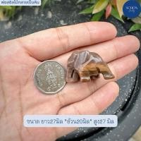 ราคา 2 W 6 ช้างคตไม้ ช้างแกะสลักจากฟอสซิลไม้กลายเป็นหิน ขนาด 27 20 27มิล ลายไม้สวย วัตถุทนสิทธิ์ มงคล (21366324166)