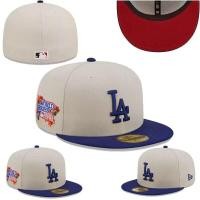ราคา Los es Dodgers flat edge baseb cap M ly enclosed snapback cap female classic Dodgers la hat mens large size outdoor cap (21308240171)