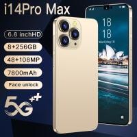 ราคา Hp Ready 2022 โทรศัพท์มือถือ I14 Promax 6 8นิ้ว HD 4Gเครือข่าย5G Ram 8G ROM 256G I14 Pro Max แบตเตอรี่จดจำใบหน้า7800Mah Android 12 0 AI ขับเคลื่อน48MP 108MP (16385966434)