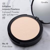 ราคา แป้งผสมรองพื้น แป้งพัฟ แป้งตลับ กันน้ำ กันเหงื่อ มีกันแดด แป้งผิวผ่อง บางเบาGiffarine inovia flawless compact powder spf 50 (14134224647)