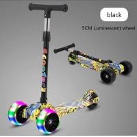 ราคา Child Scooter 3 Wheels Folding Foot Scooters LED Shine Balance Bike Adjustable Height Skateboard Kick Scooter For Kids Sport Toy (11347436328)