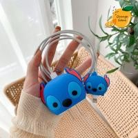 ราคา พร้อมส่งจากไทย เคสถนอมหัวชาร์จ iPhone ลายการ์ตูน เฉพาะหัวอย่างเดียว (9921491256)