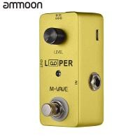 ราคา LOOPER ลูปเปอร์กีต้าร์ไฟฟ้าแป้นเอฟเฟกต์ลูปเปอร์หมุนได้สูงสุด5นาทีเวลาบันทึกได้ไม่จำกัดเวลาทำจากโลหะเต็มตัว M VAVE (12436432290)