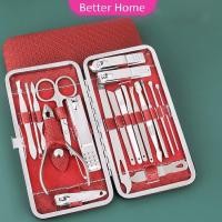 ราคา ชุดทำเล็บ 19 ชิ้น กรรไกรตัดเล็บ เครื่องมือทำเล็บ เซตทำเล็บ manicure set (14155426230)