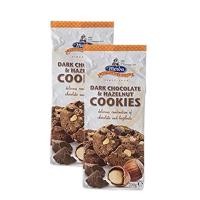 ราคา Merba Dark Chocolate Hazelnut Cookies เมอร์บา คุกกี้ รสดาร์คช็อคโกแลตและฮาเซลนัท 200g แพคคู่ (11293554905)