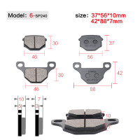 ราคา รถจักรยานยนต์เบรคด้านหน้าด้านหลังแผ่นดิสก์เบรครองเท้าสำหรับ50cc 125cc 150cc 250cc CBR CRF CTCT CBX สกู๊ตเตอร์ Moped (20359646878)