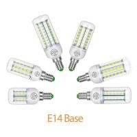ราคา Xuyongming E27 E14ไฟ LED ทรงข้าวโพด220V สมาร์ท IC หลอดไฟข้าวโพดสีขาวเย็น (10087058726)
