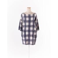 ราคา jaspal เดรสแขนยาวพิมพ์ลายตารางแต่งกระเป๋าหน้า ซิปหลังป้ายแบรนด์ระบุไซส์ L Preloved (20670495533)