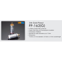 ราคา FURUTECH FP 162 G Gold α Alpha Copper High Performance Audio RCA Connectors มั่นใจของแท้100 จัดจำหน่ายโดย FURUTECH FP162 LENNSHOP (776564673)
