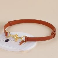 ราคา เข็มขัดสานหนัง PU เข็มขัดโลหะสีทองสำหรับผู้หญิงปรับได้เข็มขัดเอวสกินนี่สไตล์เกาหลีสายข้อมือแต่งลายเข้าได้กับทุกชุด (19605101884)