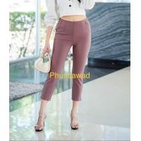 ราคา กางเกงขาเดฟผ้าโรเชฟ 100 กางเกงขายาว7ส่วน ผ้าโรเชฟ กระเป๋า 2 ข้าง รุ่นขายดี ทรงสวยมาก พลางหุ่น ใส่กระชับ ดูขาเรียว (16595203210)