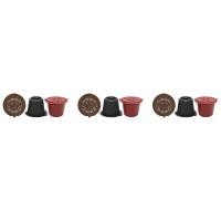 ราคา 9 Pcs Refillable Reusable Espresso Capsule for Nespresso Coffee Machine Reusable Capsule Refill Empty Capsule (19483635036)