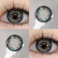 ราคา COD ส่งไวจากไทย Eyeshare คอนแทคเลนส์ Gray Brown Blue ขนาดกลาง คอนแทคเลนส์สีอ่อน KING (20568450342)