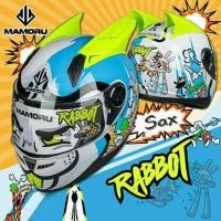 ราคา หมวกกันน็อค MAMORU ลาย กระต่าย Rabbot พร้อมหู หมวกกันน็อก เต็มใบ ชิวปรอทใส 4สี เลือกสี เลือกไซส์ (10184796471)