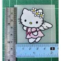 ราคา ตัวรีดติดเสื้อ Hello kitty 1 แผ่นฟิมล์รีดร้อน อาร์มติดเสื้อ DIY คิตตี้ (12657465335)