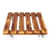 ราคา ที่วางหม้อไม้แบบกลิ้งได้30ซม ชั้นวางกระถางไม้พร้อมล้อทรงกลมที่วางกระถางดอกไม้อุปกรณ์ปลูกต้นไม้ในอาคารกลางแจ้งรถเข็นพร้อมล้อหมุนได้360 ที่รองแก้วถาดเลื่อนที่เลื่อนสวนที่ดอลลี่ (10408416348)