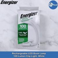 ราคา Energizer Rechargeable LED Book Lamp 100 Lumen Clip Light White ไฟฉาย LED แบบหนีบ ไฟอ่านหนังสือ คอยืดหยุ่น ปรับเปลี่ยนทิศทางได้ UPN 163730 (21225190198)