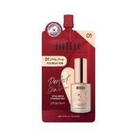 ราคา MILLE มิลเล่ รองพื้นเซรั่ม สูตรแมท MILLE PERFECT SKIN SERUM HYALURON FOUNDATION SPF30 PA แบบซอง 6g แบบยกกล่อง 6 ซอง (20698480851)
