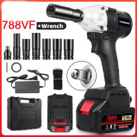 ราคา Yoogoo 788V สว่านไร้สาย สำหรับงานหนัก สว่าน พร้อมแบตเตอรี่ Li ion 2 ก้อน ดอกสว่าน แท่นชาร์จขนาดใหญ่ 3 ระบบ มือจับไฟฟ้า บอร์ไฟฟ้ามือถือ 2 ชุดแบตเตอรี่ไฟฟ้า จัดส่งจากประเทศไทย (14130410545)