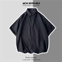 ราคา FAWORK เสื้อเชิ้ตแขนสั้นผู้ชายสไตล์เกาหลีแบบหลวม ๆ สำหรับผู้ชาย (11905072595)