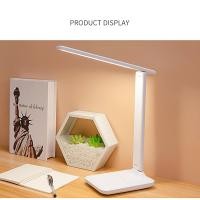 ราคา โคมไฟตั้งโต๊ะแบบพับได้โคมไฟ LED หรี่แสงได้สัมผัส pelindung Mata โคมไฟ USB สำหรับอ่านหนังสือในห้องนอน (21341780782)