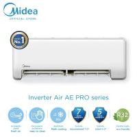 ราคา ส่งฟรีทั่วไทย Midea แอร์ติดผนังไมเดีย อินเวอร์เตอร์ AE PRO 1 ขนาด 9000 12000 18000 24000 BTU รับประกันสินค้า 5 ปี Compresser 7 ปี (21308604360)