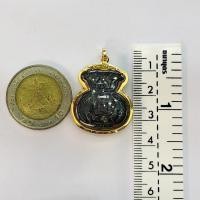 ราคา จี้หลวงพ่อรวย ถุงเงินถุงทองมหาลาภ วัดตะโก แท้ เลี่ยมทองแท้75 กันน้ำ (11784199721)