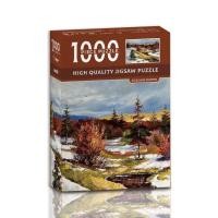 ราคา Mini Jigsaw Puzzle 1000 Pieces for Adults Kids Snow Mangrove Puzzle Toy Family Game Famous World Oil Painting Home Decoration (20034713411)