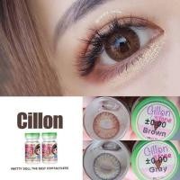 ราคา คอนแทคเลนส์ รุ่น Cillon3tone Chiffon ยี่ห้อ Pretty doll ตาโต มีสี เทา ตาล สายตาปกติ (17437461720)