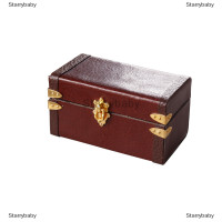 ราคา Star บ้านตุ๊กตา1 12กระเป๋าเดินทางขนาดเล็กกล่องเก็บของหนังแนววินเทจของตกแต่งบ้านโมเดลของเล่นตุ๊กตาของตกแต่งบ้าน (21116821107)