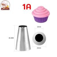 ราคา หัวบีบครีม หัวบีบเค้ก หัวบีบคัพเค้ก หัวบีบวิปครีม เบอร์ 1M 2D 6B 1A 2F 104 (13200281296)