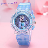 ราคา นาฬิกาเด็ก Hello Kittyสีสันสดใส เรืองแสง นาฬิกาเด็กนักเรียนหญิงนาฬิกาข้อมือ Kids Watch Girls (10844397833)