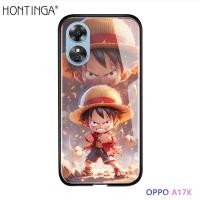 ราคา Hontinga เคสสำหรับ OPPO A12 A12e A12s A15 A16 A16E A16K A16S A17 A17K A57 A31เคสโทรศัพท์ A33 A36 A37 A5กระจกเทมเปอร์การ์ตูนลูฟี่น่ารักเคสฝาหลังแบบแข็ง (21162453462)