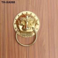 ราคา Chinese antique door knocker lion head pure copper handle animal head tiger head door handle drawer cabinet door small pull ring (20508227902)
