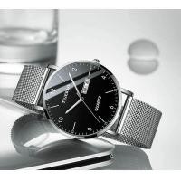 ราคา Genuine Swiss fully automatic mechanical watch watch mens dual calendar waterproof luminous trend Korean version student new ultra thin (20392916037)