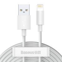 ราคา สายชาร์จBaseus 2ชิ้นใน1กล่อง type c iphone20W usb iphone2 4A type c5A micro usb2 1A ยาว1 5เมตร Baseus Simple Wisdom 2Pcs Set (7182476880)